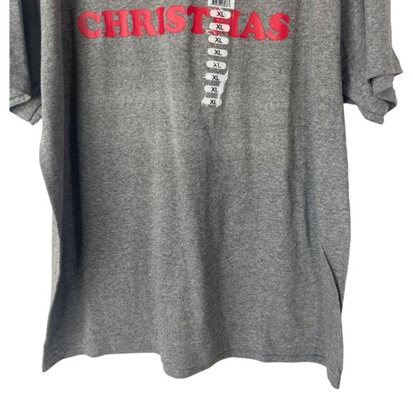 Merry Freaking Christmas Graphic Tshirt XL Gray New Holiday - Picture 4 of 8